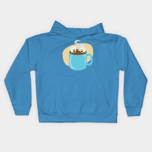 Happy Marshmallow Hot Cocoa Kids Hoodie